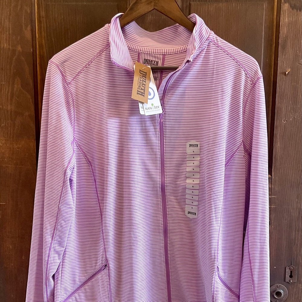Duluth Trading Co. Pier Genius Full Zip Tunic XL NWT
